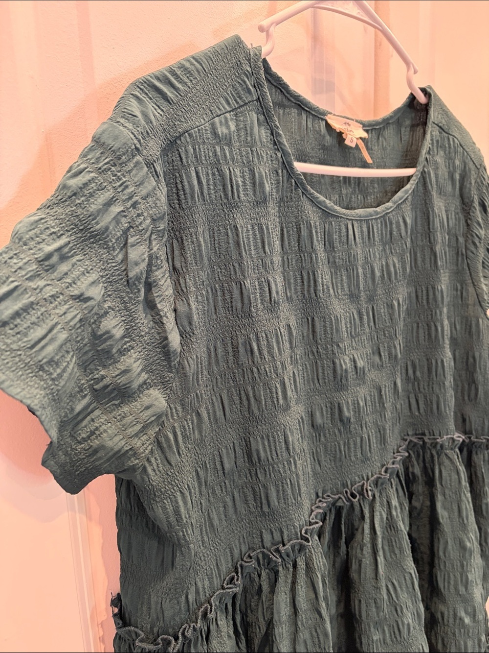 Entro Peplum Short Sleeve Top - Oversized - Picture 4 of 6